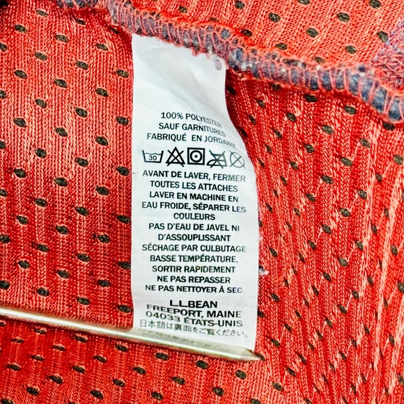 LL Bean Sherpa Zip Up Jacket | Mens Size XL | Blue | Item 500365 - Picture 8 of 8